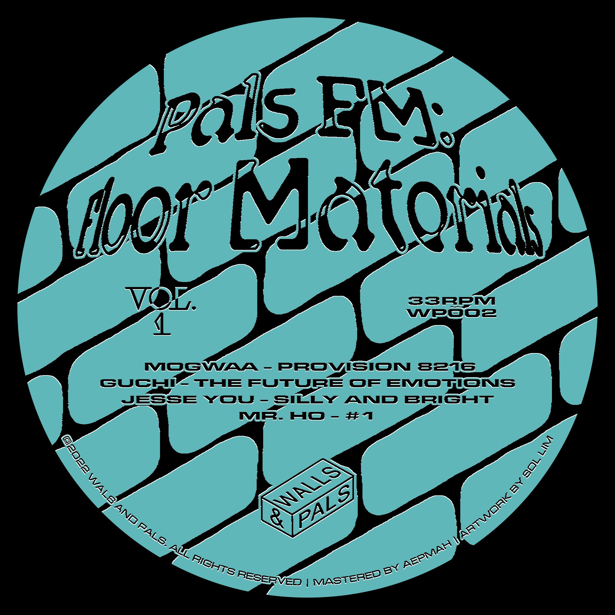 VARIOUS - Pals FM: Floor Materials Vol.1 : 12inch