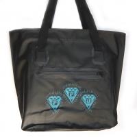 PPU - PPU WEATHERPROOF ELEMENTALS DJ RECORD BAG TOTE - AQUA BLACK