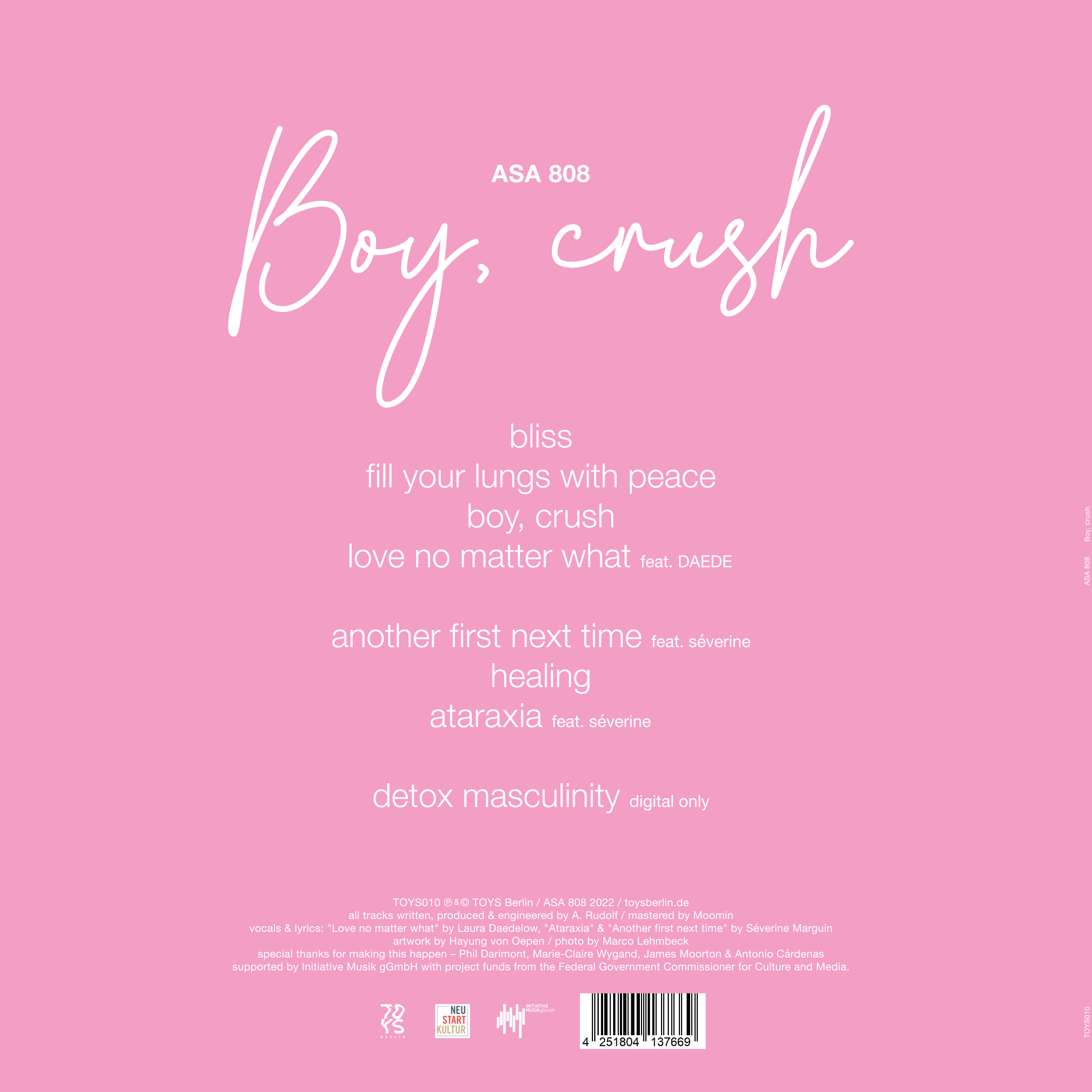 ASA 808 - Boy, crush : LP