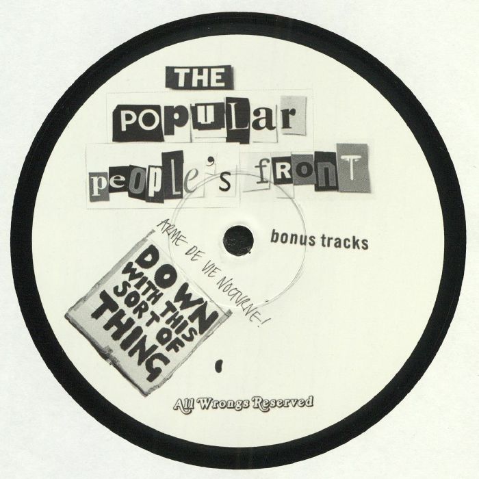 The Popular People’s Front - AMMO 1 : 12inch