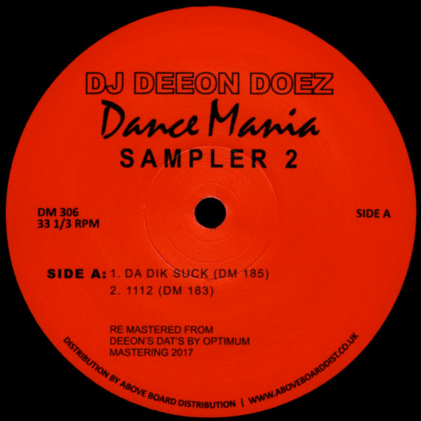 DJ DEEON - Doez Dance Mania Sampler 2 : 12inch