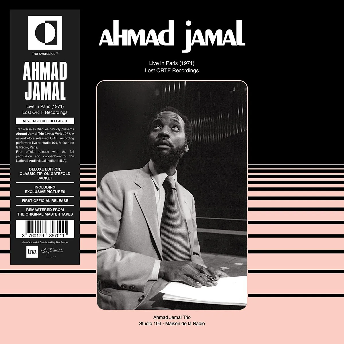 Ahmad Jamal - Live In Paris (1971) (Lost ORTF Recordings) : LP