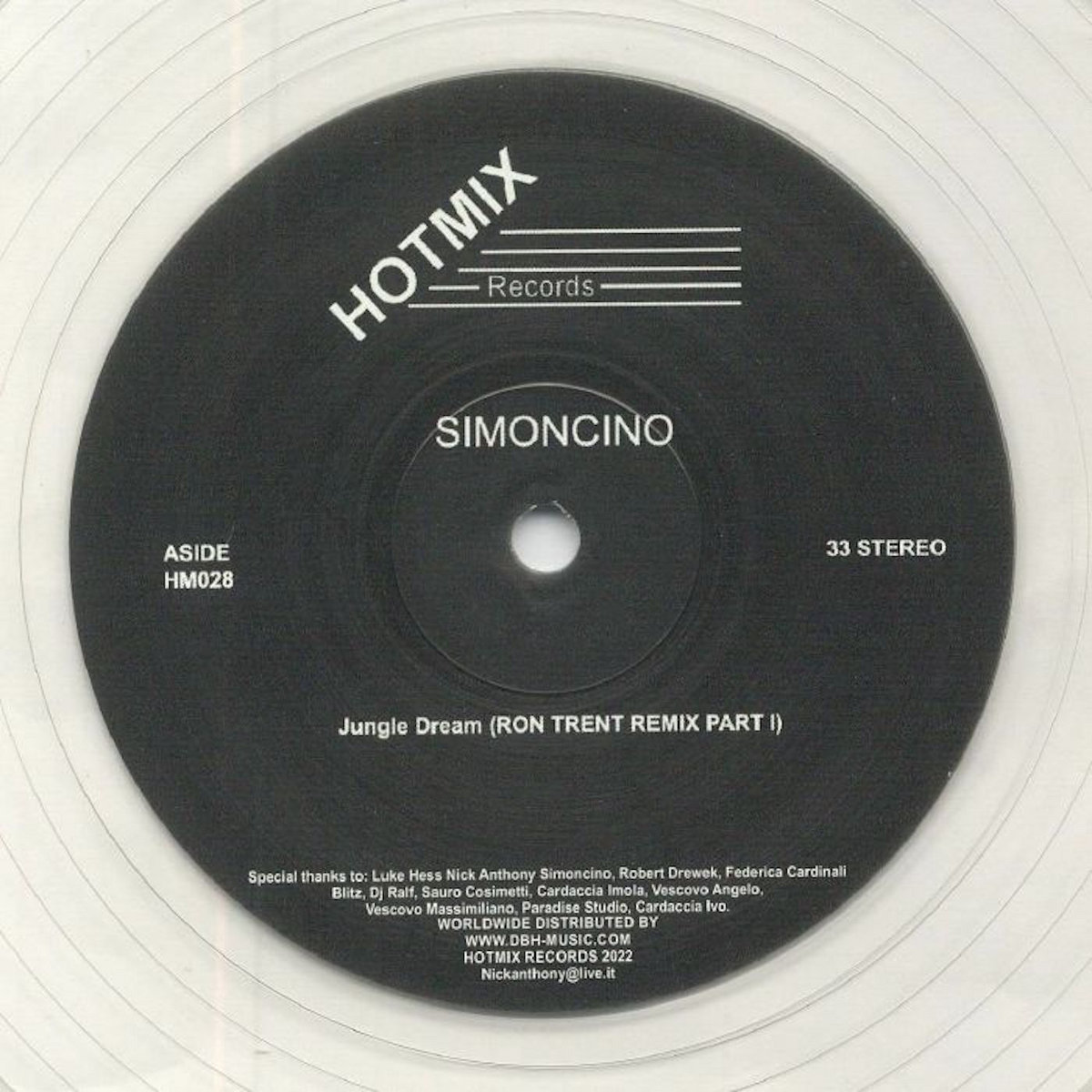 Simoncino - Jungle Dream (Ron Trent Remixes) : 12inch