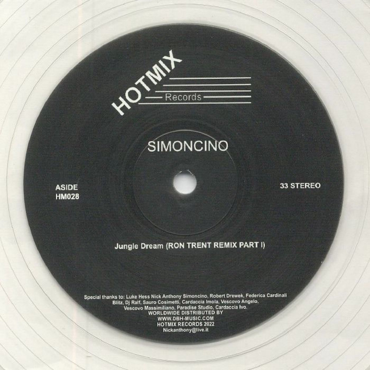 Simoncino - Jungle Dream (Ron Trent Remixes) : 12inch
