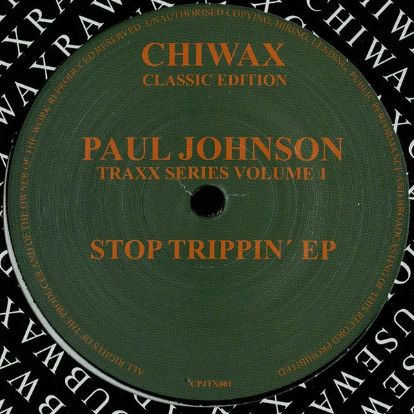 Paul Johnson - Stop Trippin' EP : 12inch