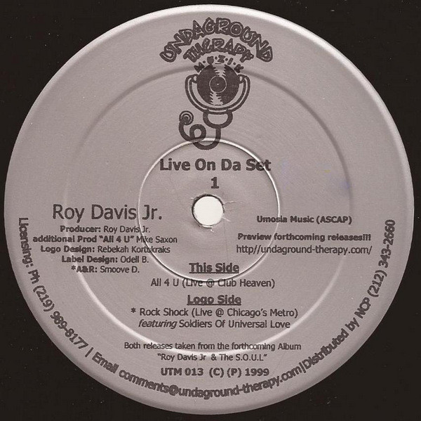 Roy Davis Jr. - Live On Da Set 1 : 12inch