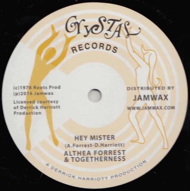 Althea Forrest & Togetherness - Hey Mister : 12inch