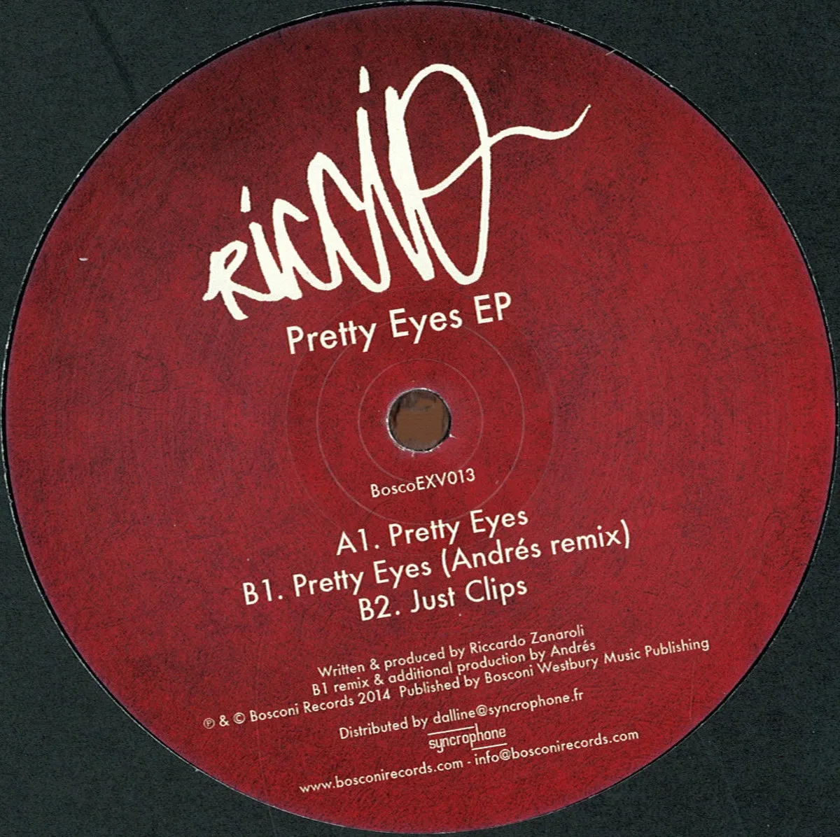 Riccio - Pretty Eyes EP : 12inch