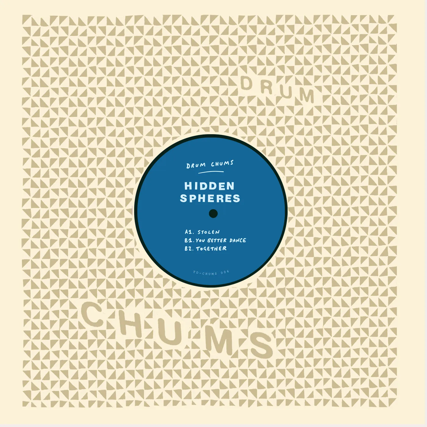 Hidden Spheres - Drum Chums Vol.6 : 12inch