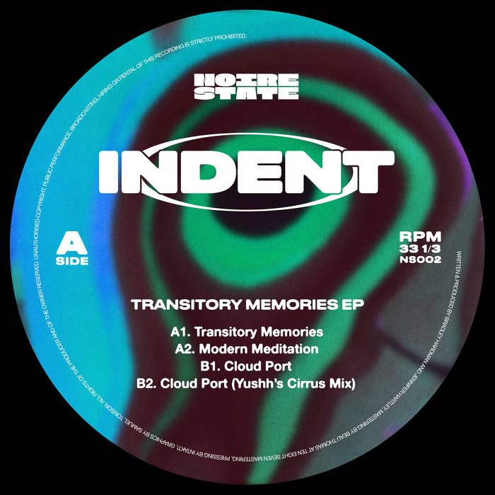 INDENT - Transitory Memories (w/ Yushh Remix) : 12inch