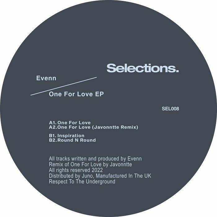 Evenn / Javonntte - One For Love EP : 12inch