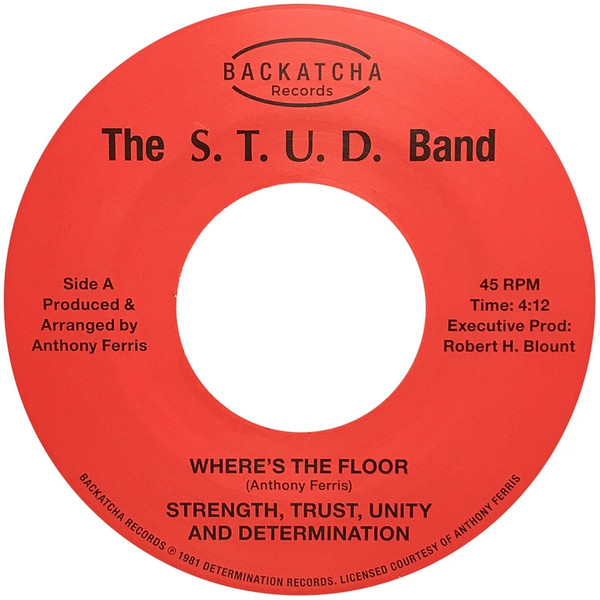 THE S.T.U.D. BAND - Where's The Floor : 7inch