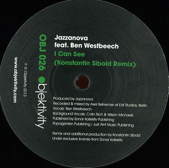 Jazzanova - I Can See (Konstantin Sibold Remix) : 10inch