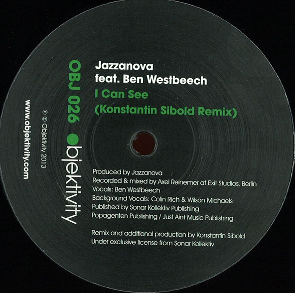 Jazzanova - I Can See (Konstantin Sibold Remix) : 10inch