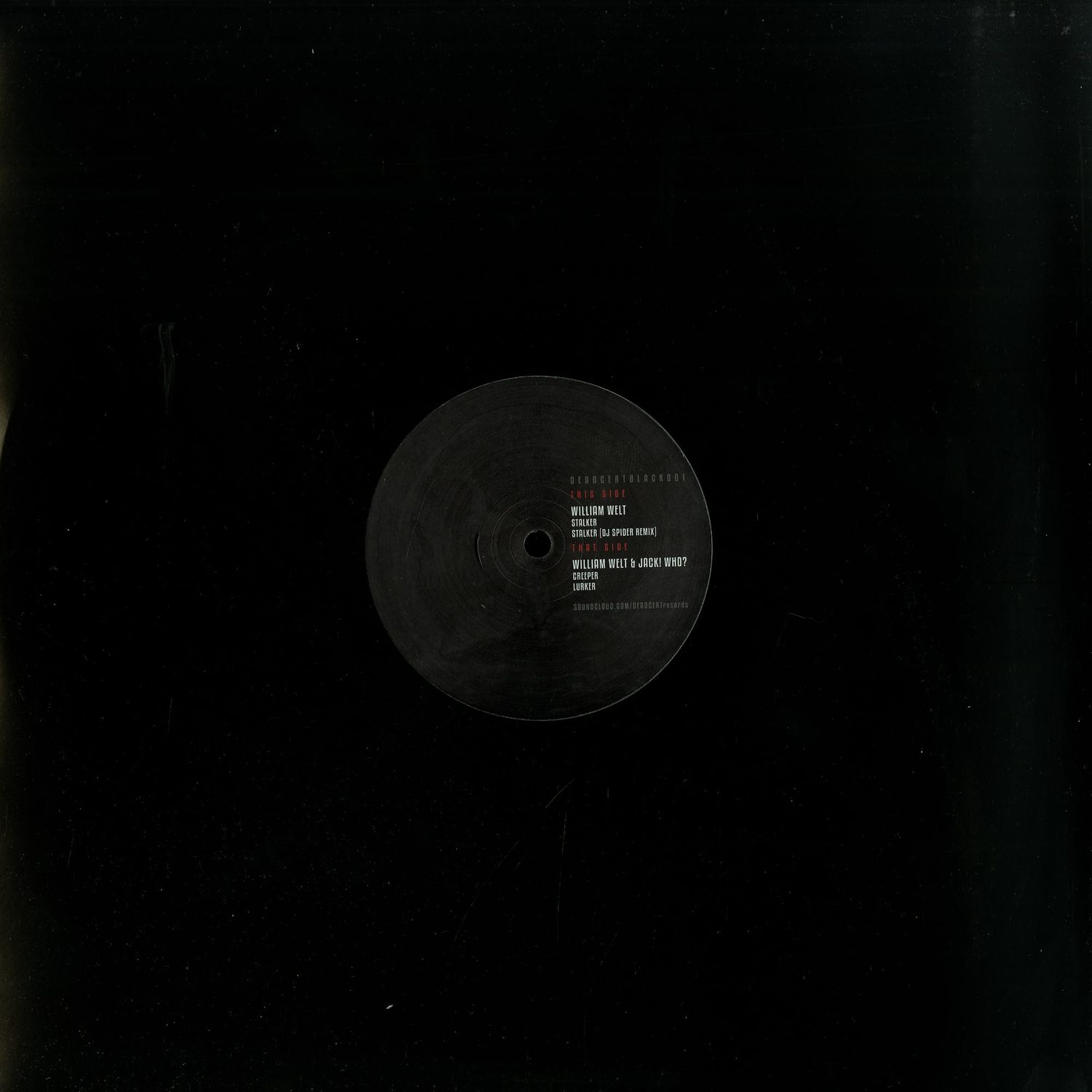 William Welt & Jack! Who? - Dead Cert. Black 001 : 12inch