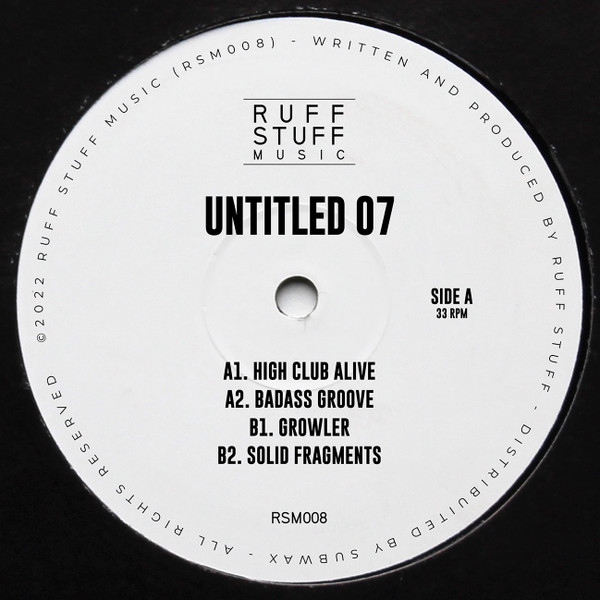 Ruff Stuff - Untitled 07 : 12inch