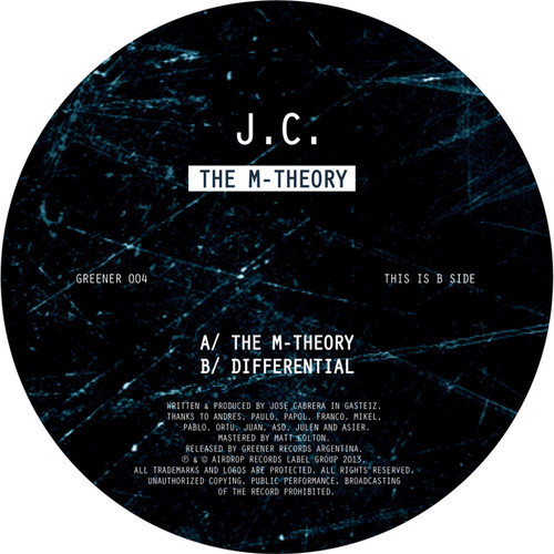 JOSE CABRERA - Differential / The M Theory : 12inch