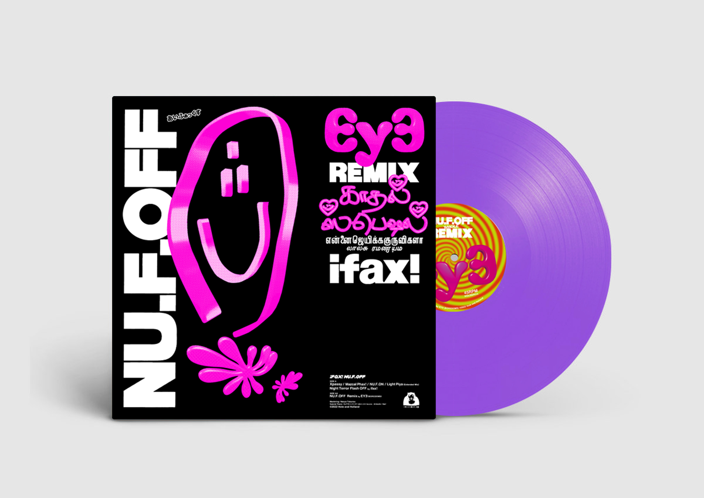 ifax! - NU.F.OFF (Incl, EYヨ Remix) : 12inch+DL