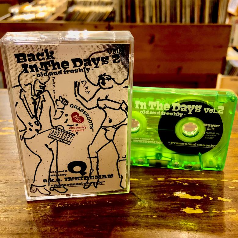 Q a.k.a. Insideman - Back In The Days vol.2 -old and freshly- : cassette + QR CARD