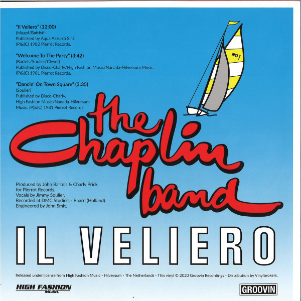 The Chaplin Band - Il Veliero (Red Vinyl) : 12inch