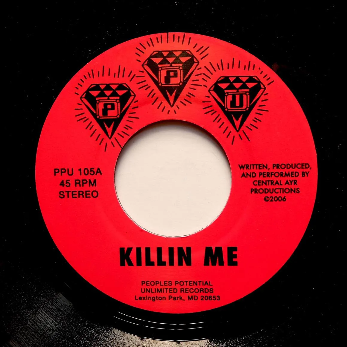 Central AYR Productions - Killin Me : 7inch