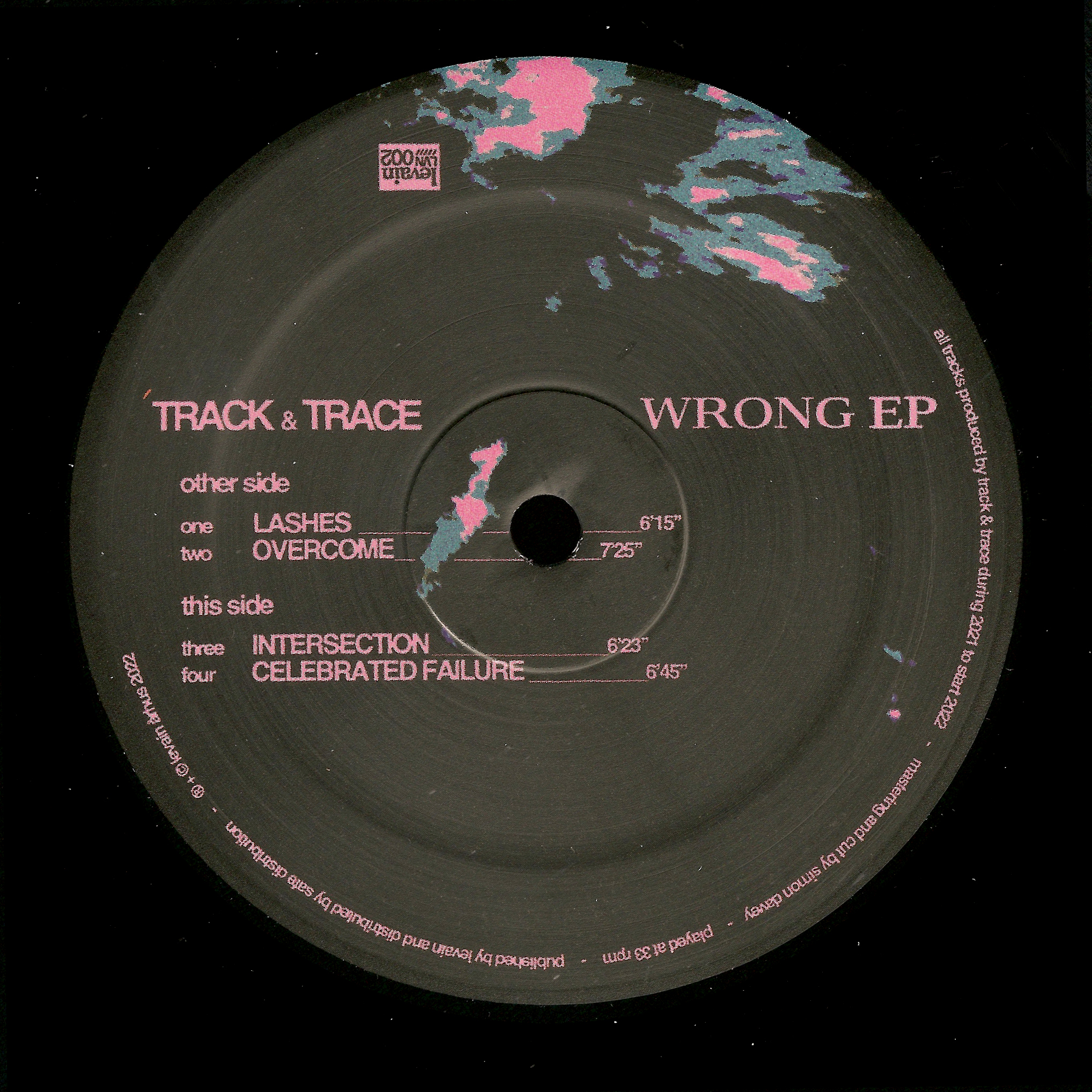 Track & Trace - Wrong EP : 12inch