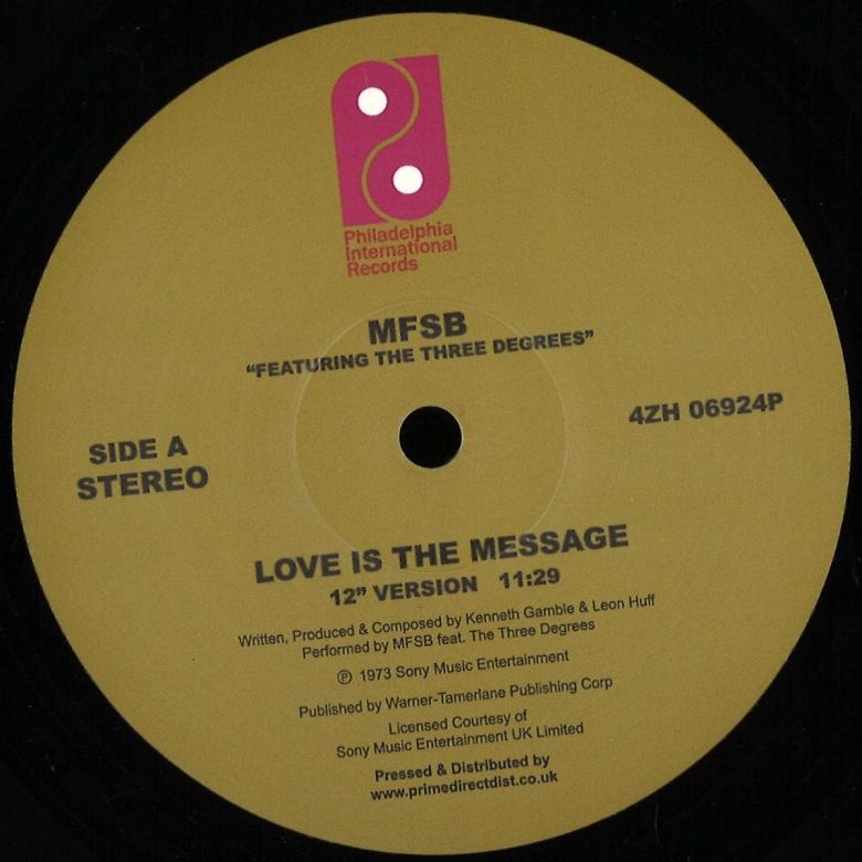 MFSB Featuring The Three Degrees - Love Is the Message (12 Inch Version) / TSOP (Special 12 Inch Version) : 12inch