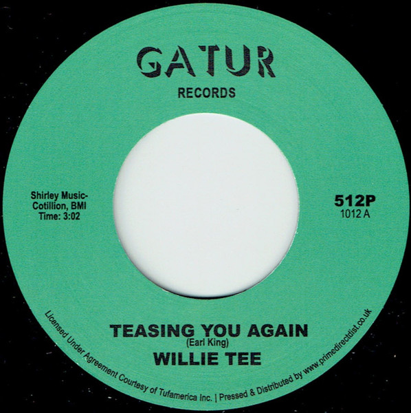 Willie Tee - Teasing You Again / Your Love, My Love Together : 7inch