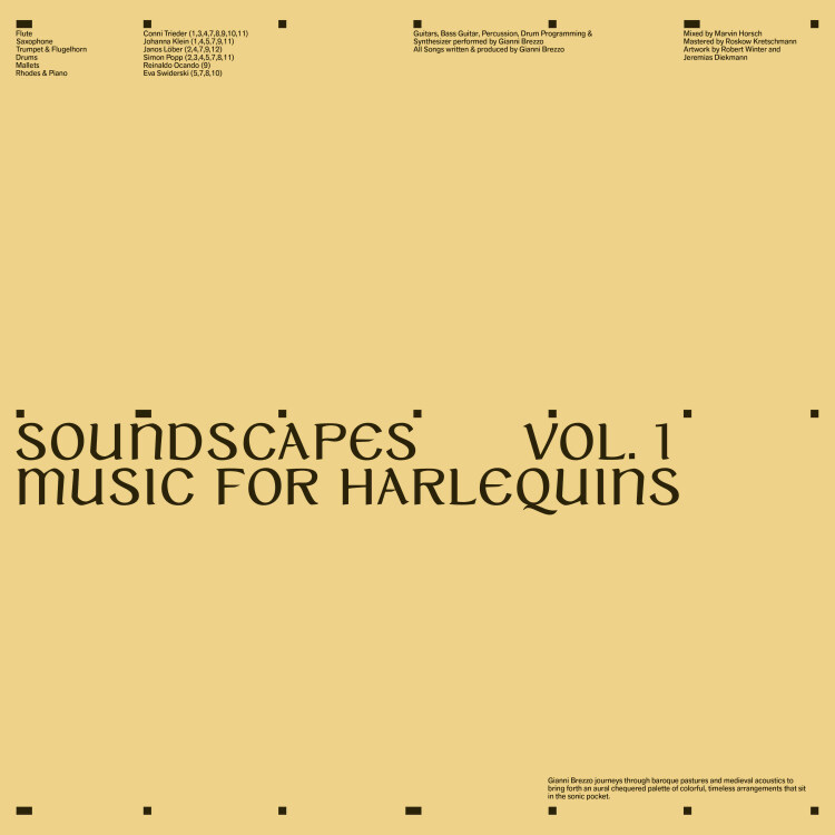Gianni Brezzo - Soundscapes Vol.1 - Music For Harlequins : LP