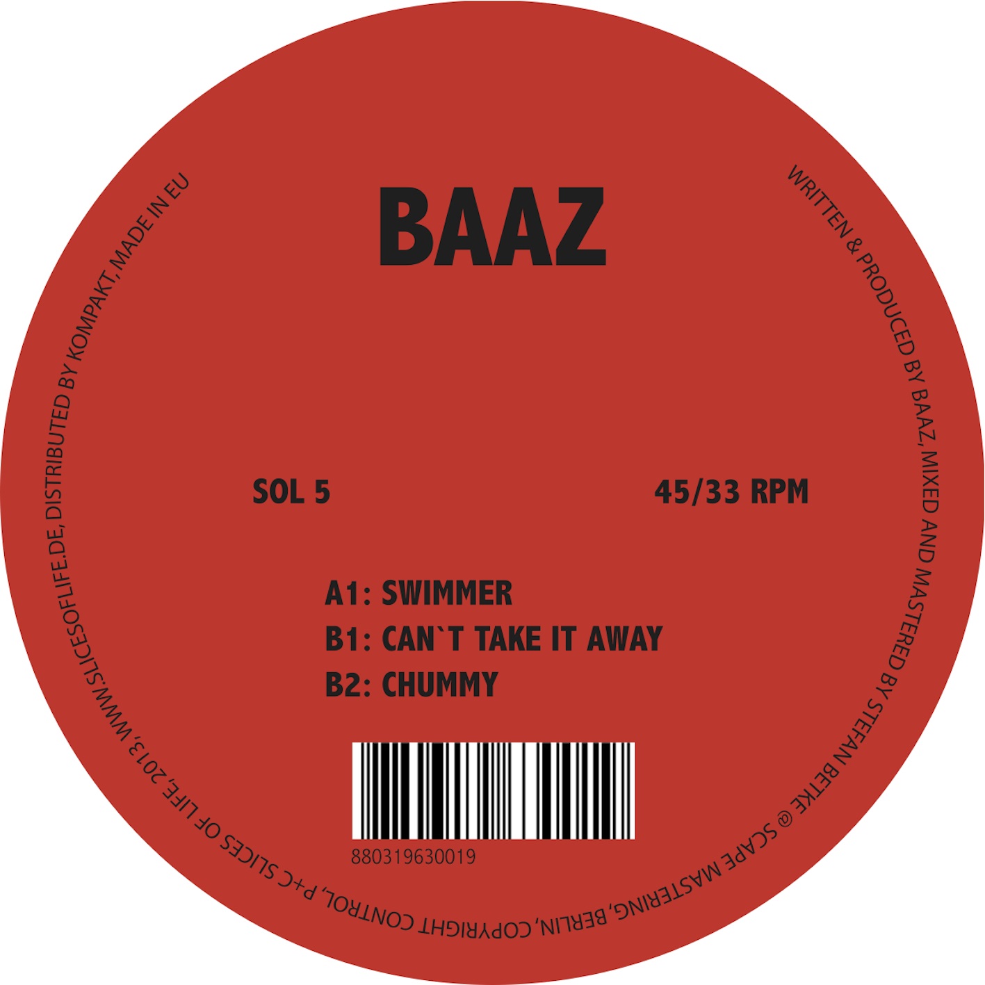 Baaz - Swimmer : 12inch