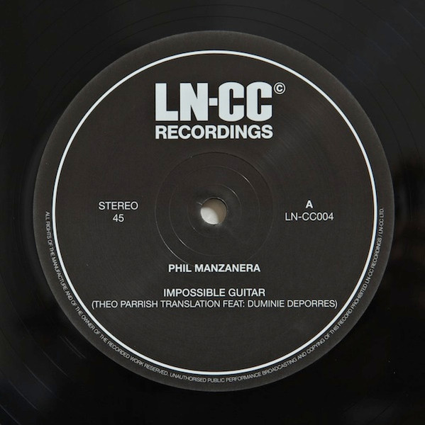 Phil Manzanera - Remixes Volume 4 (Theo Parrish Remix) : 12inch