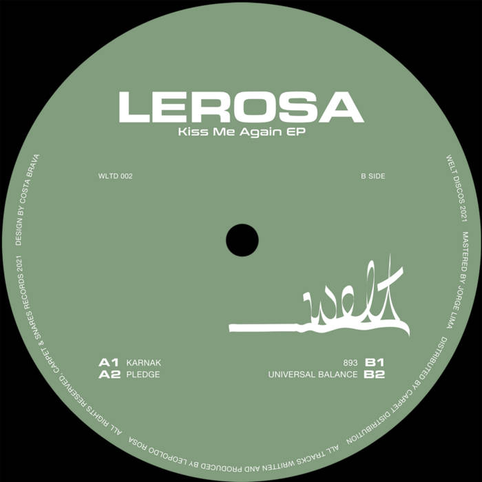 Lerosa - Kiss Me Again EP : 12inch