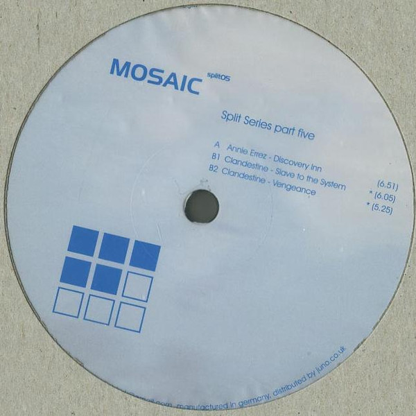 ANNIE ERREZ - Mosaic Split Series: Part Five : 12inch