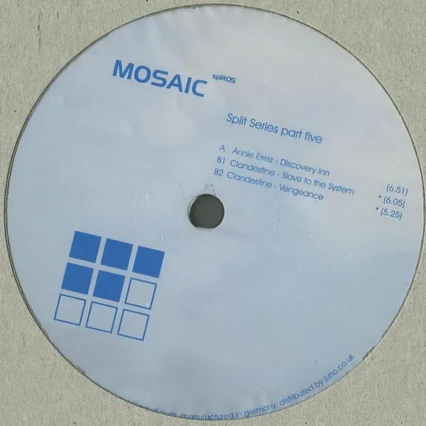 ANNIE ERREZ - Mosaic Split Series: Part Five : 12inch