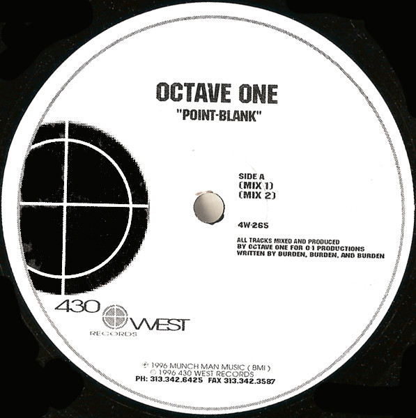OCTAVE ONE - Point-Blank : 12inch