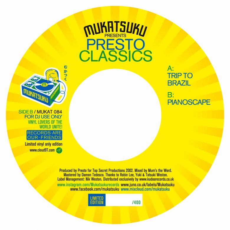 Presto - Presto Classics : Jazzy Instrumental Gems : 7inch