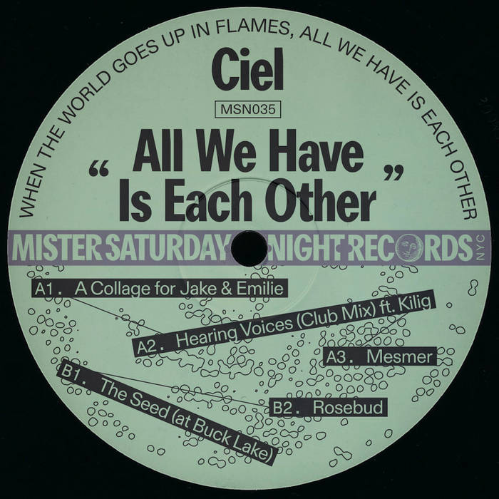 Ciel - All we have is each other : 12inch