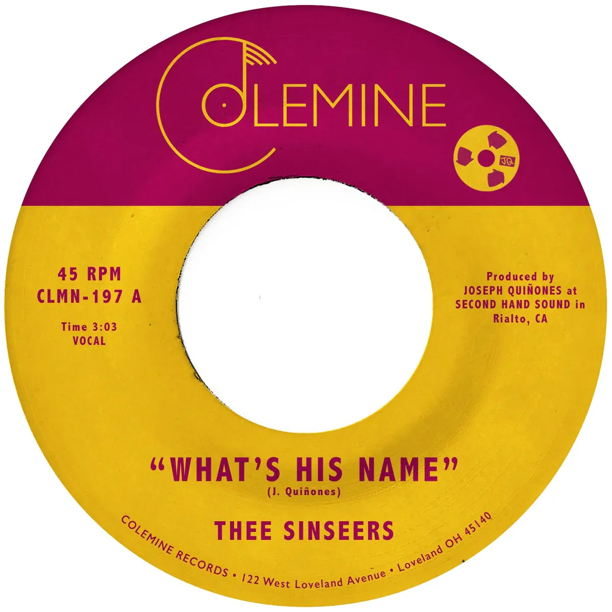 Thee Sinseers - What's His Name : 7inch