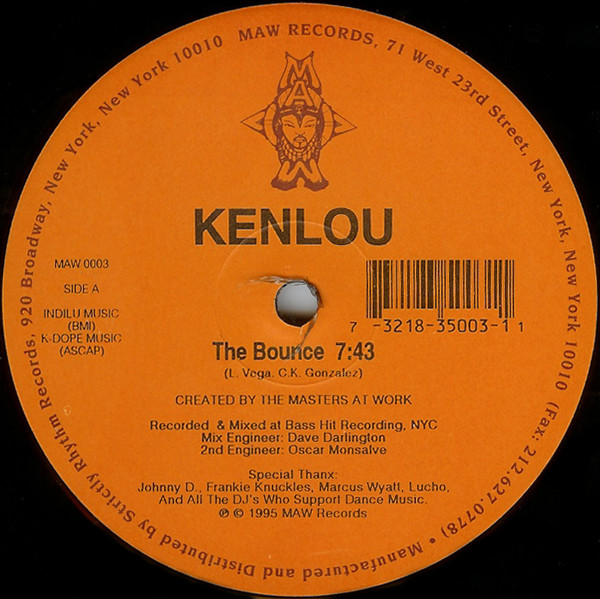 Kenlou - The Bounce : 12inch