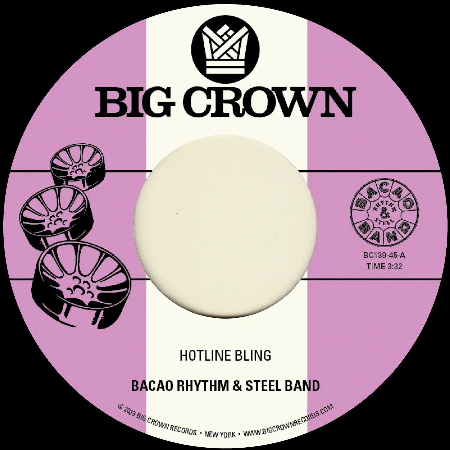 Bacao Rhythm & Steel Band - Hotline Bling b/w Murkit Gem : 7inch