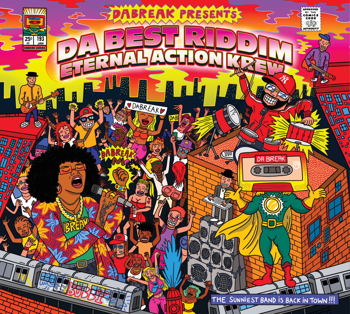 Da Break - Da Best Riddim Eternal Action Krew : LP