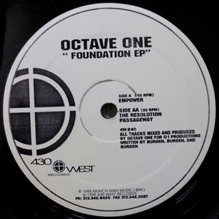 OCTAVE ONE - Foundation EP : 12inch