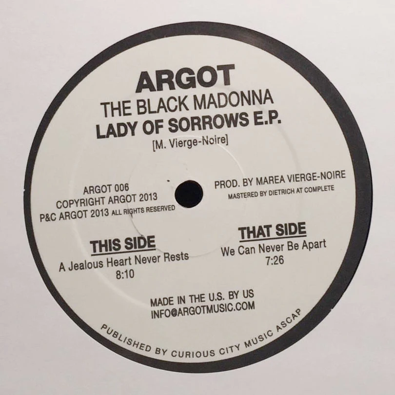 The Black Madonna - Lady Of Sorrows EP : 12inch