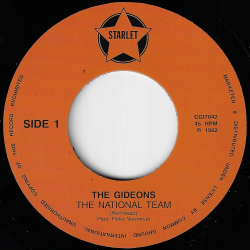 THE GIDEONS - The National Team / Dance With Me : 7inch