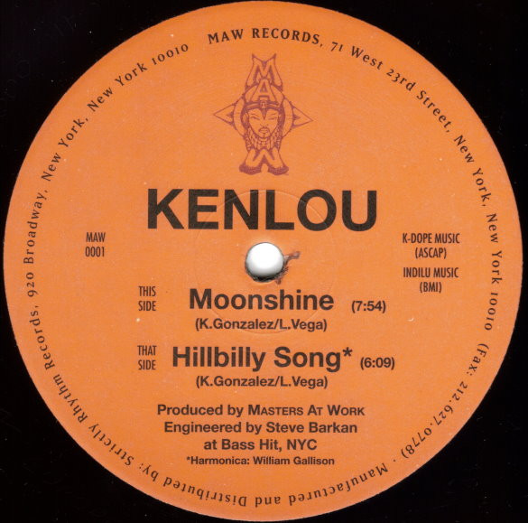 KENLOU - Moonshine / Hillbilly Song : 12inch