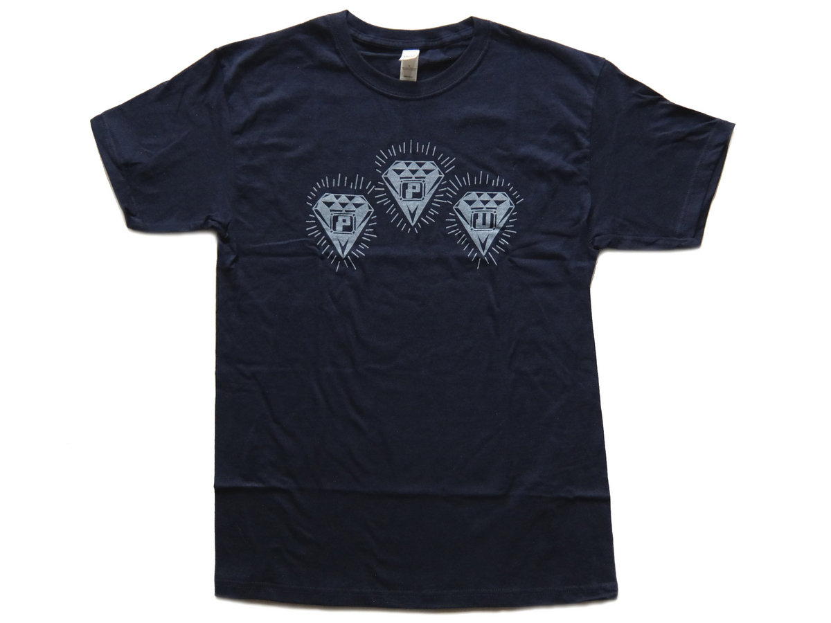 Ppu - TRIPLE DIAMOND LOGO T-SHIRTS (Navy / Large) : T-SHIRT