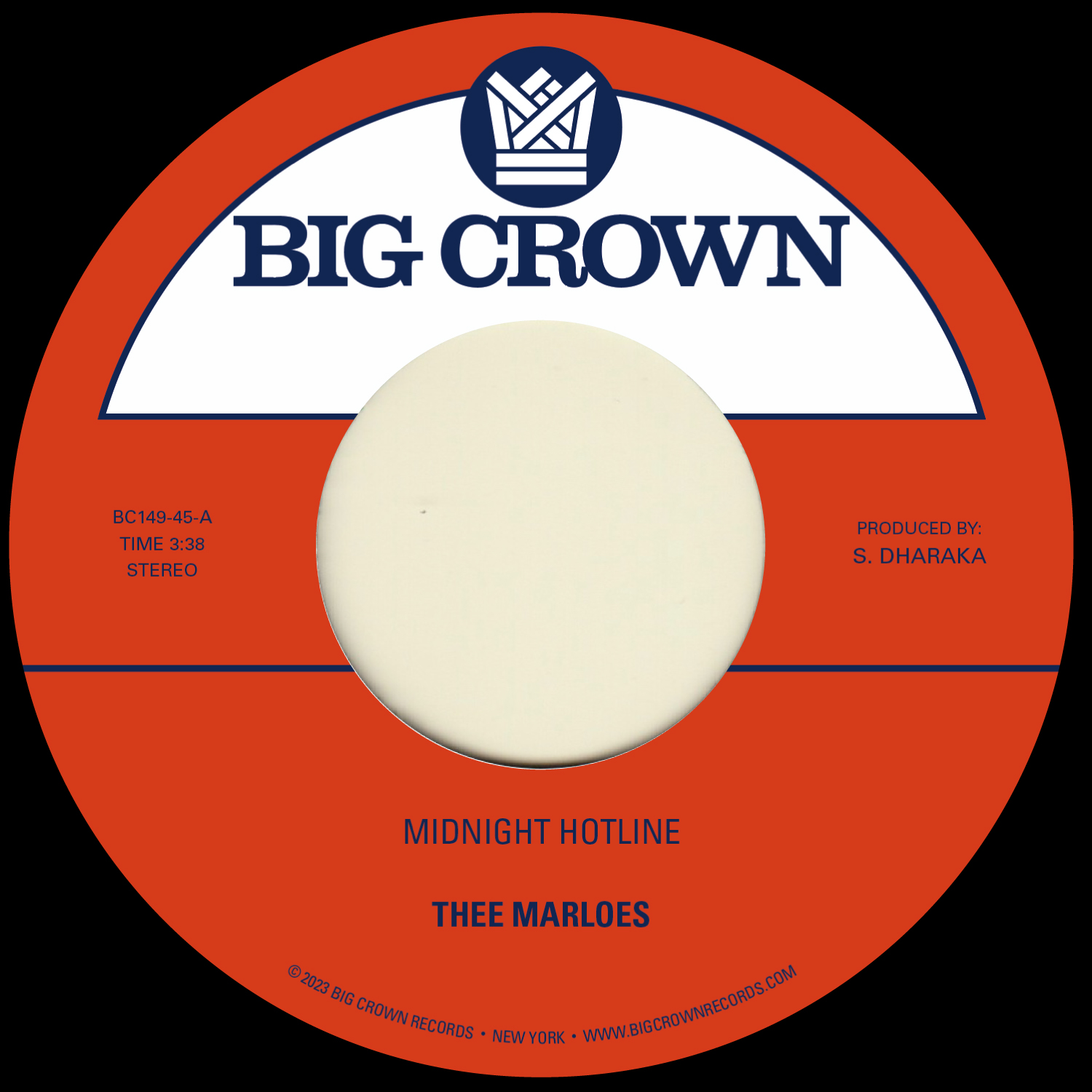 Thee Marloes - Midnight Hotline b/w Beri Cinta Waktu : 7inch