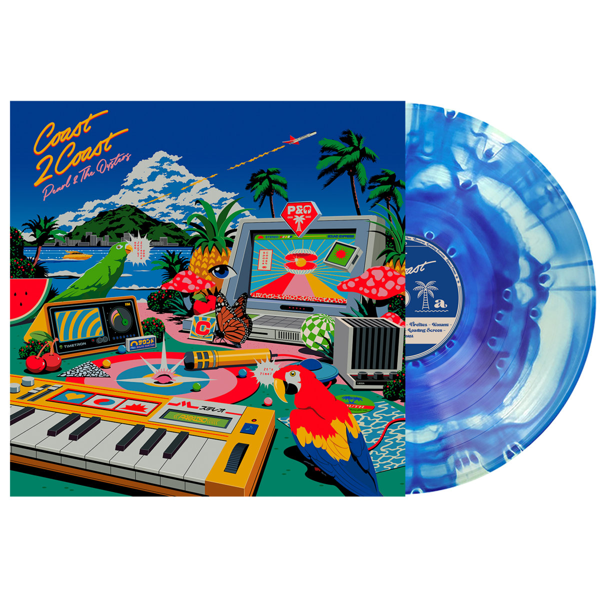Pearl & The Oysters - Coast 2 Coast - (Blue Wave Color) : LP