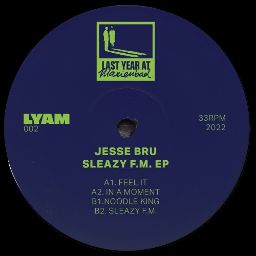 Jesse Bru - Sleazy F.M. EP : 12inch