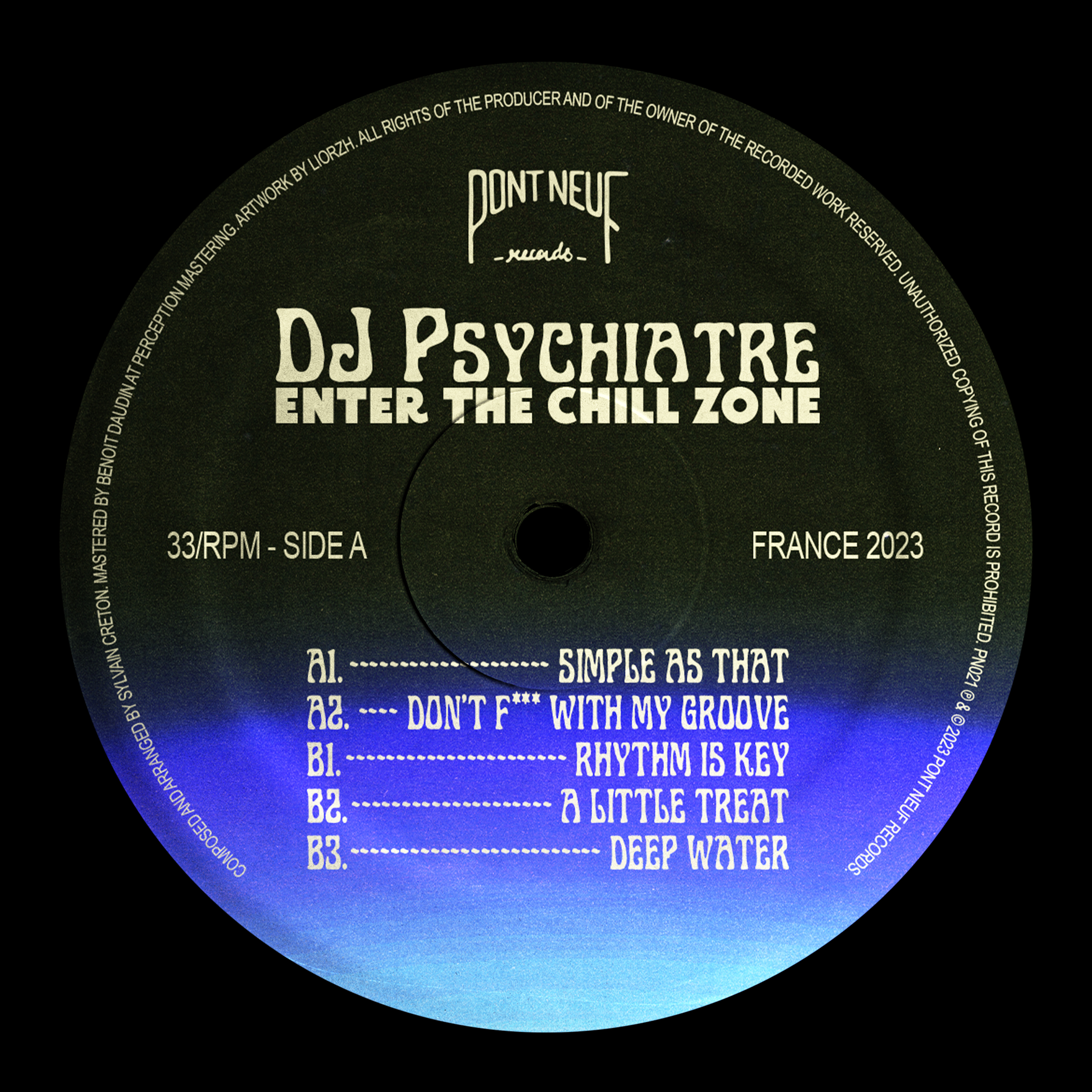 DJ PSYCHIATRE - Enter The Chill Zone : 12inch